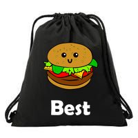 Best Friends Ever Hamburger French Fries Soda T Drawstring Bag