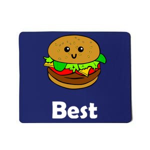 Best Friends Ever Hamburger French Fries Soda T Mousepad