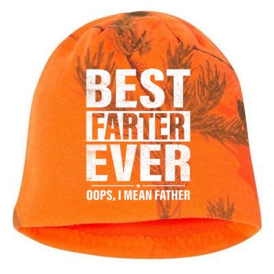 Best Farter Ever I Mean Father T Kati - Camo Knit Beanie