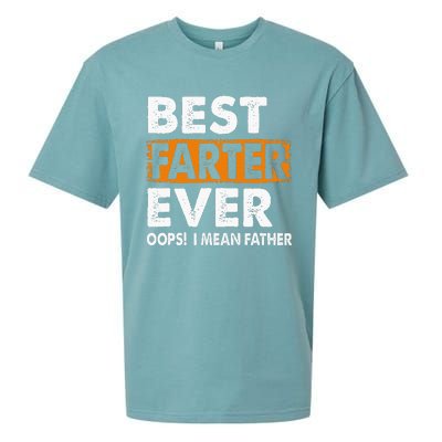 Best Farter Ever I Mean Father Fathers Day Sueded Cloud Jersey T-Shirt