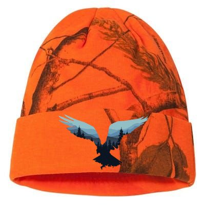 Beautiful Flying Eagle Night Sky Forest Bird Silhouette Cute Gift Kati Licensed 12" Camo Beanie