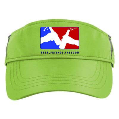 BFF Beer Friends Freedom Adult Drive Performance Visor