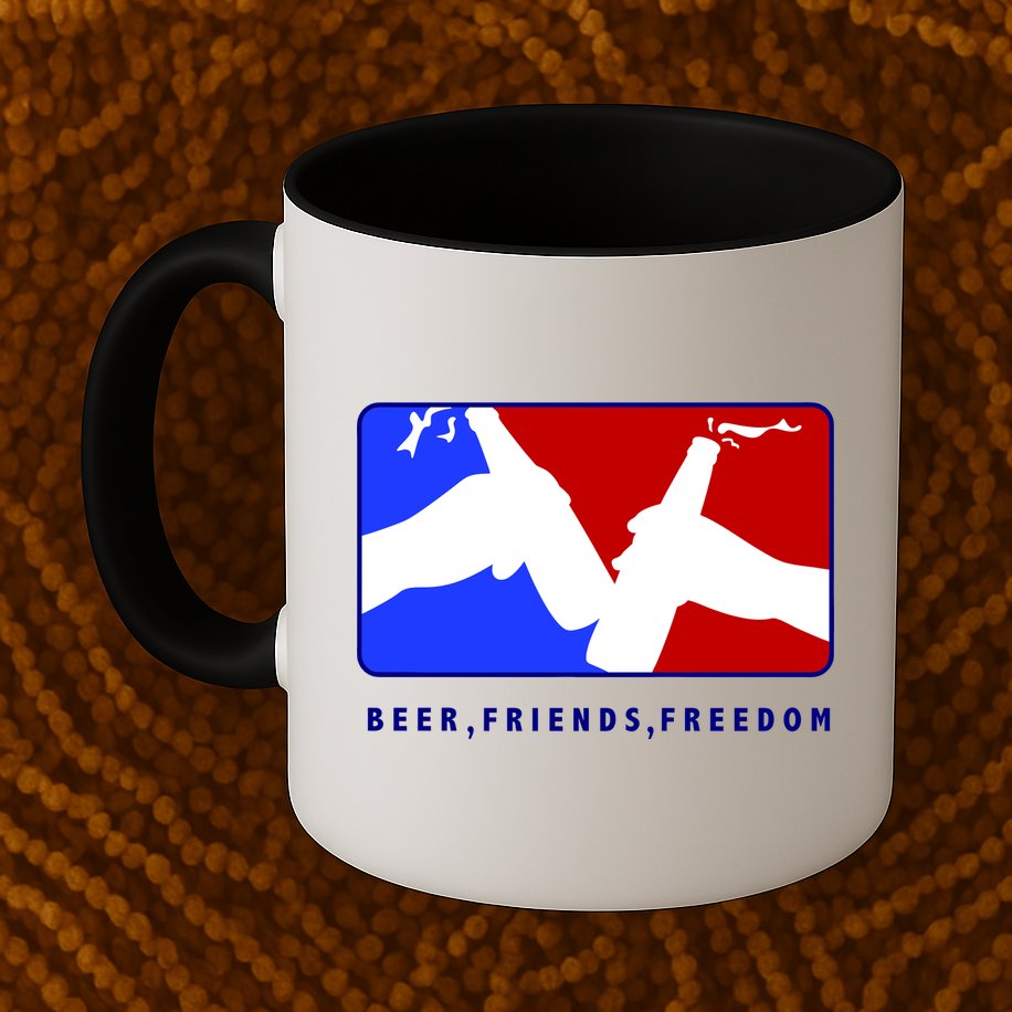 BFF Beer Friends Freedom Mug