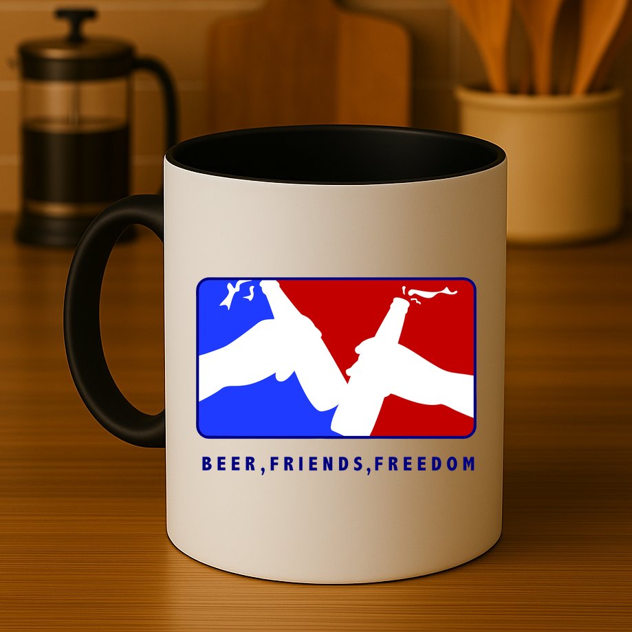 BFF Beer Friends Freedom Mug
