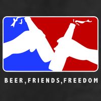 BFF Beer Friends Freedom 11oz C Handle Ceramic Mug