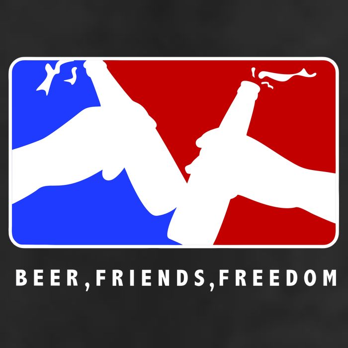BFF Beer Friends Freedom 11oz C Handle Ceramic Mug