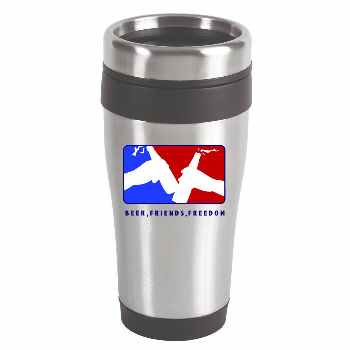 BFF Beer Friends Freedom 16oz Travel Tumbler