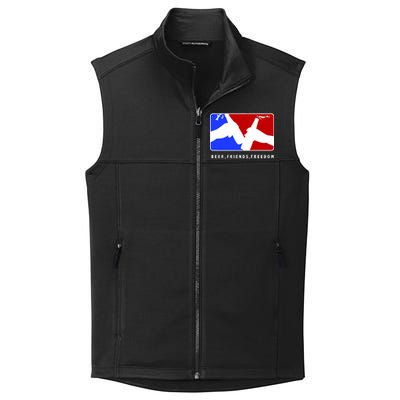 BFF Beer Friends Freedom Collective Smooth Fleece Vest