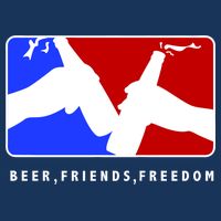 BFF Beer Friends Freedom Cooling Performance Crew T-Shirt