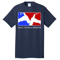 BFF Beer Friends Freedom Tall T-Shirt