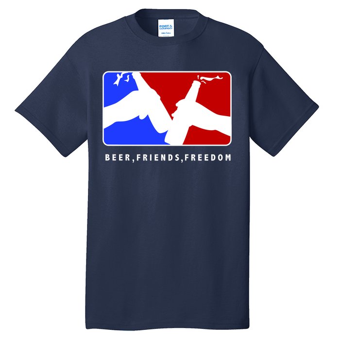 BFF Beer Friends Freedom Tall T-Shirt