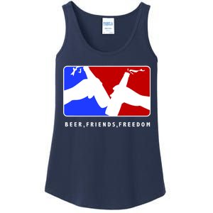 BFF Beer Friends Freedom Ladies Essential Tank