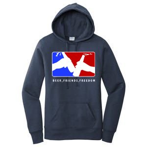 BFF Beer Friends Freedom Women's Pullover Hoodie