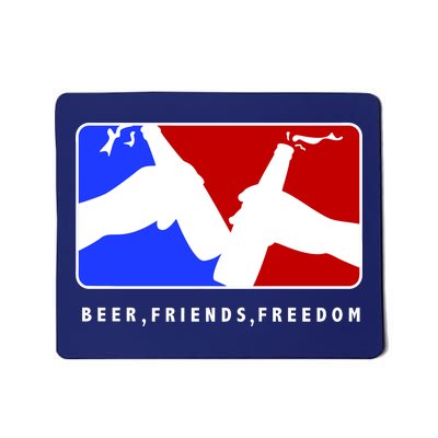 BFF Beer Friends Freedom Mousepad