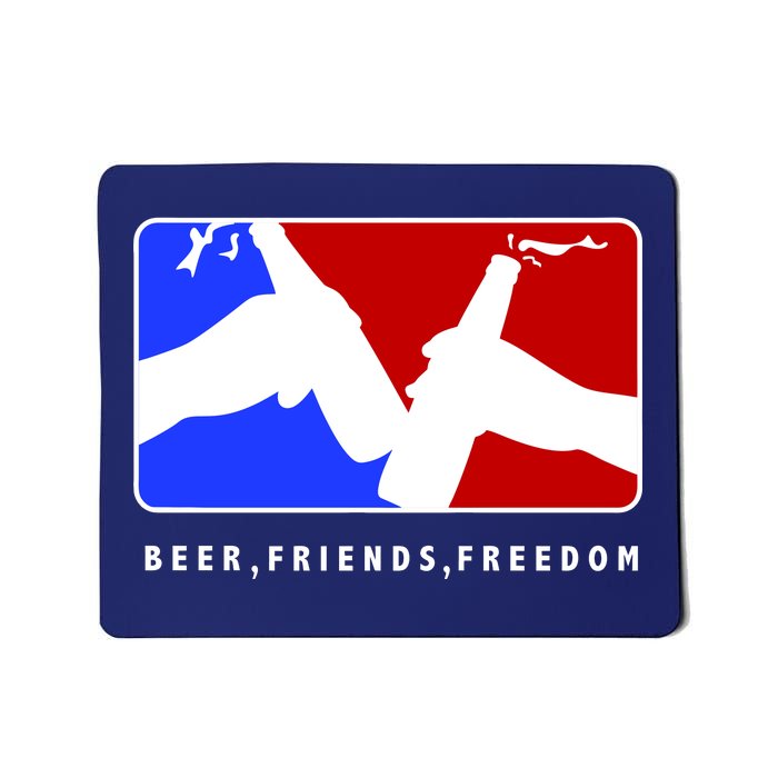 BFF Beer Friends Freedom Mousepad