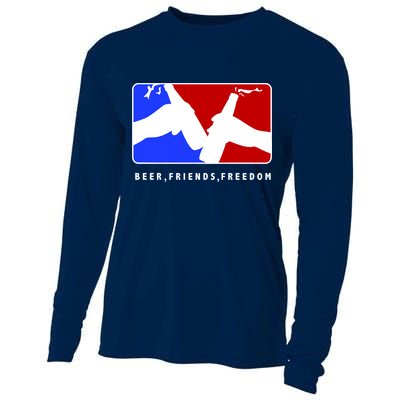 BFF Beer Friends Freedom Cooling Performance Long Sleeve Crew