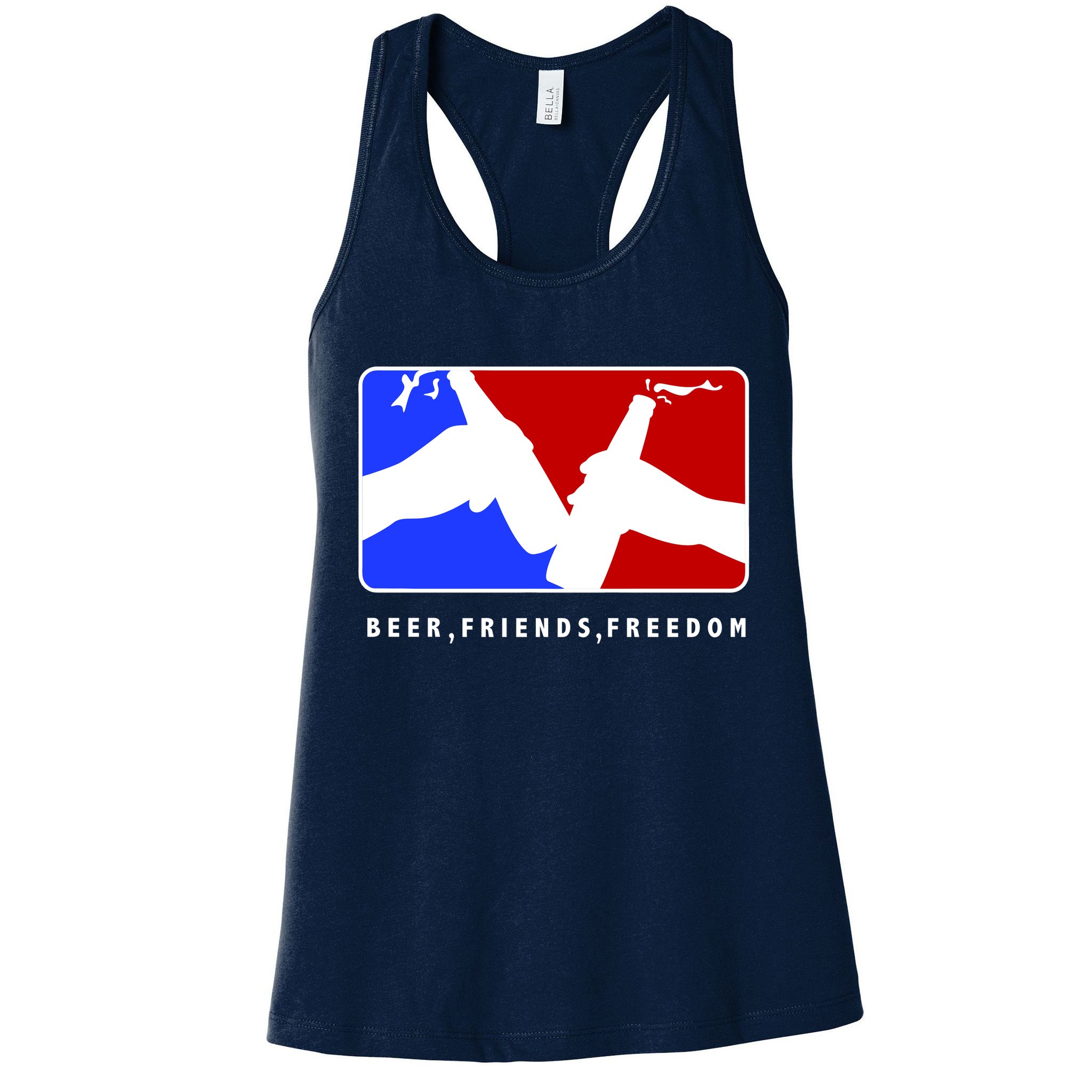 BFF Beer Friends Freedom Womens Tank Top