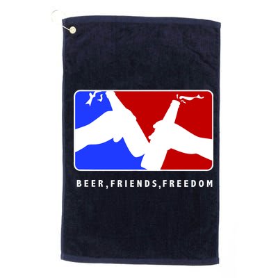 BFF Beer Friends Freedom Platinum Collection Golf Towel