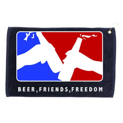 BFF Beer Friends Freedom Grommeted Golf Towel