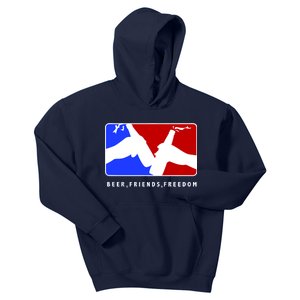 BFF Beer Friends Freedom Kids Hoodie