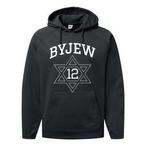 Byjew Funny Fan Merch Performance Fleece Hoodie