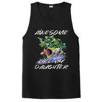 Bass Fishing FatherS Day Awesome Like My Daughter PosiCharge Competitor Tank