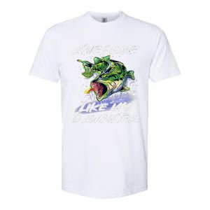 Bass Fishing FatherS Day Awesome Like My Daughter Softstyle CVC T-Shirt