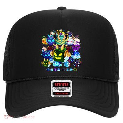 Blox Fruit For Gamer High Crown Mesh Back Trucker Hat