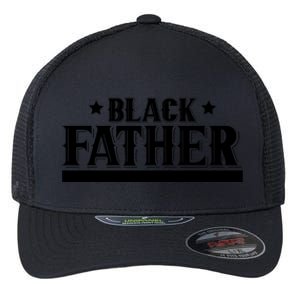 Black Father Father's Day Classic Flexfit Unipanel Trucker Cap