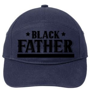 Black Father Father's Day Classic 7-Panel Snapback Hat