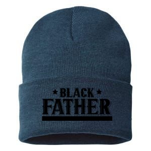 Black Father Father's Day Classic Sustainable Knit Beanie