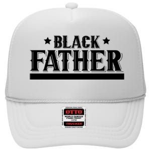 Black Father Father's Day Classic High Crown Mesh Back Trucker Hat