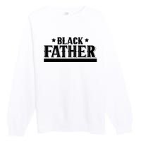 Black Father Father's Day Classic Premium Crewneck Sweatshirt