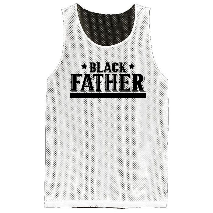 Black Father Father's Day Classic Mesh Reversible Basketball Jersey Tank