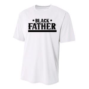 Black Father Father's Day Classic Performance Sprint T-Shirt