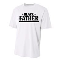 Black Father Father's Day Classic Performance Sprint T-Shirt