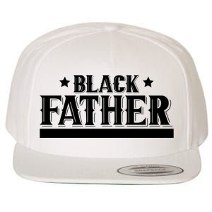 Black Father Father's Day Classic Wool Snapback Cap