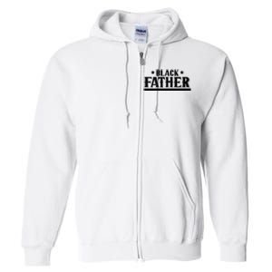 Black Father Father's Day Classic Full Zip Hoodie