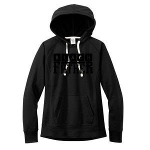 Black Father Father's Day Gift Women's Fleece Hoodie