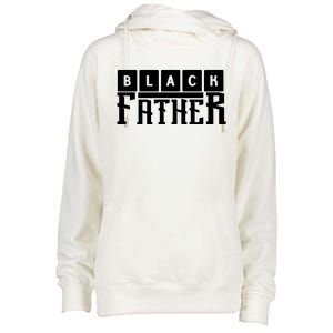 Black Father Father's Day Gift Womens Funnel Neck Pullover Hood