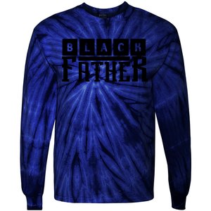 Black Father Father's Day Gift Tie-Dye Long Sleeve Shirt