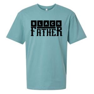 Black Father Father's Day Gift Sueded Cloud Jersey T-Shirt