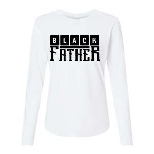 Black Father Father's Day Gift Womens Cotton Relaxed Long Sleeve T-Shirt