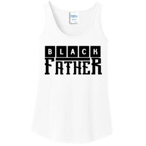 Black Father Father's Day Gift Ladies Essential Tank