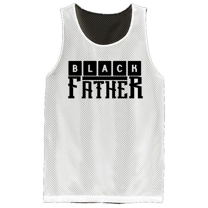 Black Father Father's Day Gift Mesh Reversible Basketball Jersey Tank