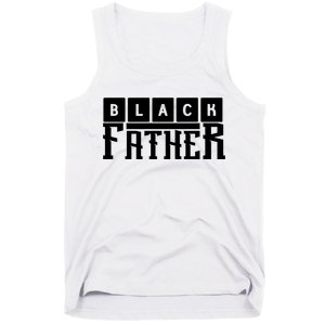 Black Father Father's Day Gift Tank Top