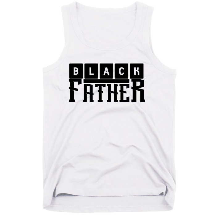 Black Father Father's Day Gift Tank Top