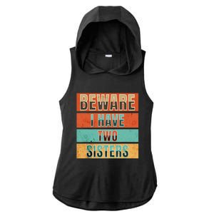 Beware Funny Family Ladies PosiCharge Tri-Blend Wicking Draft Hoodie Tank