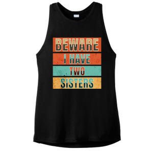 Beware Funny Family Ladies PosiCharge Tri-Blend Wicking Tank