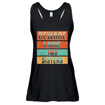 Beware Funny Family Ladies Essential Flowy Tank